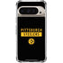 NFL Pittsburgh Steelers Black Performance Series Pixel 9/9 Pro Clear Case